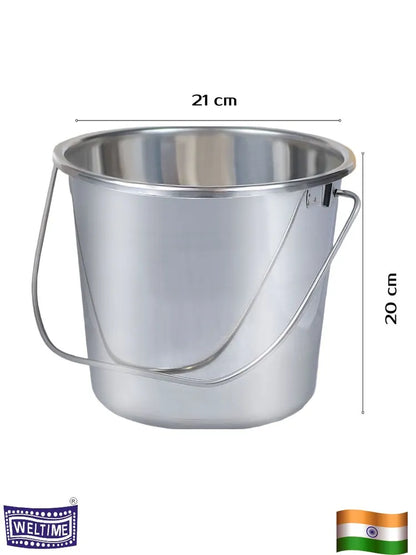 Weltime Food Bucket, Stainless steel, 5 L