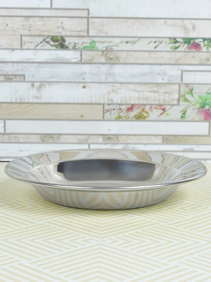 Weltime Plate, 1 pcs, Stainless steel, diameter 20 cm