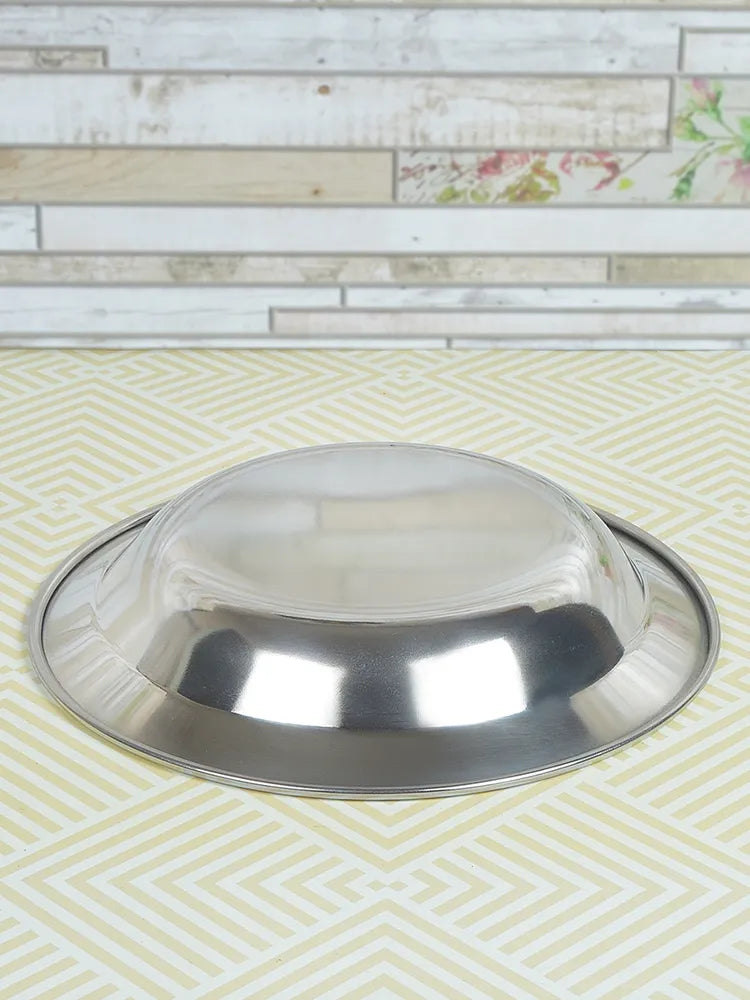 Weltime Plate, 1 pcs, Stainless steel, diameter 20 cm