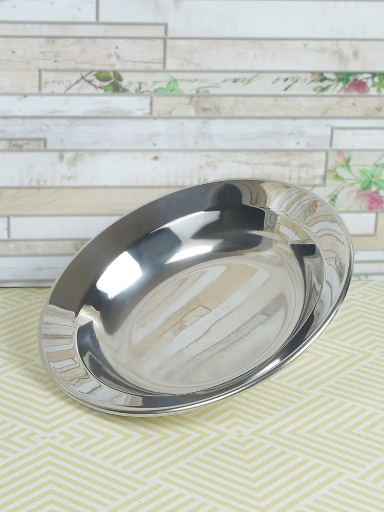 Weltime Plate, 1 pcs, Stainless steel, diameter 20 cm